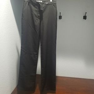 Straight black pants